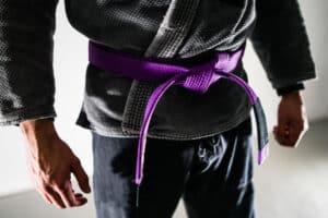 How long does it take to get a purple belt in BJJ?