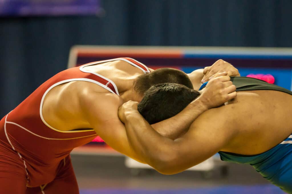 Why do wrestlers have thick necks?